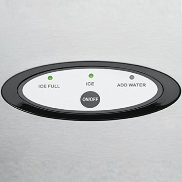Gino Gelati GG-280W Digitaler Eiswürfelbereiter Eiswürfelmaschine Icemaker max. 15 Kg/24 h - 