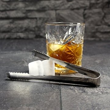 Eiszange aus Edelstahl, 17,8 cm - 3