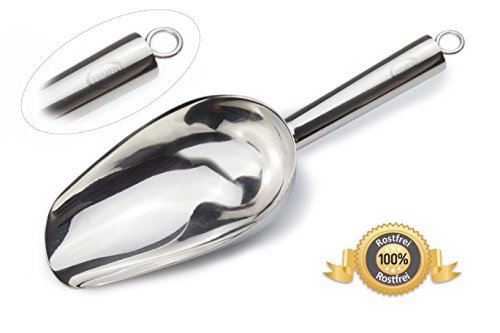 BRIGHTFUFU Edelstahl Eisschaufel - Multifunktional Für Eis, Reis & Süßigkeiten