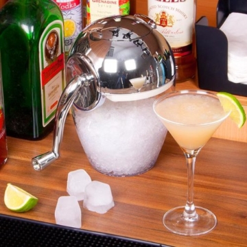 Ice Crusher Verchromt durch bar@drinkstuff - Manuelle Eis Crusher Maschine, Eiszerkleinerer - 6