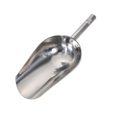 TOOGOO(R) Eisschaufel Eiswuerfel Abwiegeschaufel Mehlschaufel Kaffee Tee Bar Schaufel Edelstahl Groessenauswahl - 1