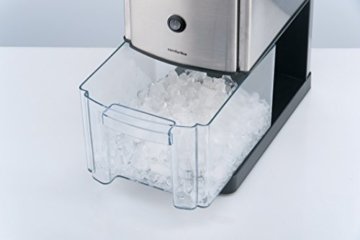 Trebs Edelstahl Eiscrusher ideal für Softdrinks, Cocktails oder kalte Nachtischzubereitung (1 kg zerkleinertes Eis pro Minute, Kapazität 3 Liter, 80 Watt) - 3