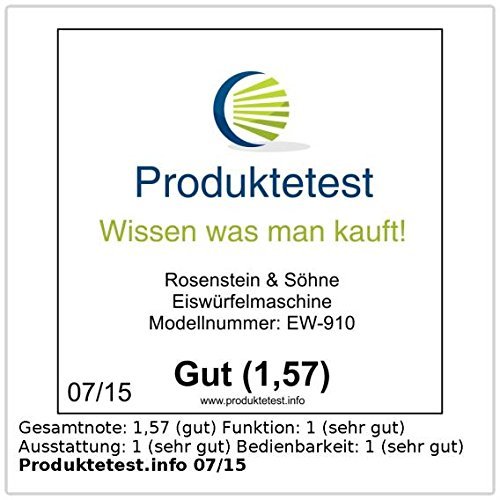 Rosenstein & Söhne Eiswürfelmaschine EW-910